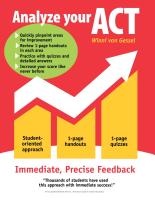 Analyze your ACT by Winni van Gessel